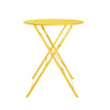 Lausaint Bistro Folding Three-Piece Set Yellow Patio Seating Package | Ensemble bistro pliant 3 pieces Lausaint jaune