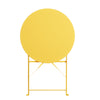 Lausaint Bistro Folding Three-Piece Set Yellow Patio Seating Package | Ensemble bistro pliant 3 pieces Lausaint jaune