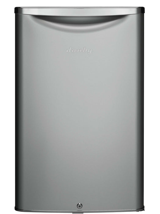 Danby 20.8\" 4.4 Cu. Ft. Single-Door Mini Fridge - Stainless Steel - DAR044A6DDB