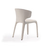 Manhattan Comfort Set of 2 Conrad Faux Leather Dining Chairs - Cream|Ensemble 2 chaises de salle à manger Conrad de Manhattan Comfort en similicuir - crème