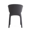 Manhattan Comfort Set of 2 Conrad Faux Leather Dining Chairs - Grey|Ensemble 2 chaises de salle à manger Conrad de Manhattan Comfort en similicuir - gris