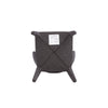 Manhattan Comfort Set of 2 Conrad Modern Woven Tweed Dining Chairs - Black|Ensemble 2 chaises de salle à manger modernes Conrad de Manhattan Comfort en tweed tissé - noir