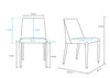 Manhattan Comfort Set of 2 Paris Saddle Leather Dining Chairs - Clay|Ensemble 2 chaises de salle à manger Paris de Manhattan Comfort en cuir à équipement - argile