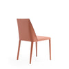 Manhattan Comfort Set of 2 Paris Saddle Leather Dining Chairs - Clay|Ensemble 2 chaises de salle à manger Paris de Manhattan Comfort en cuir à équipement - argile