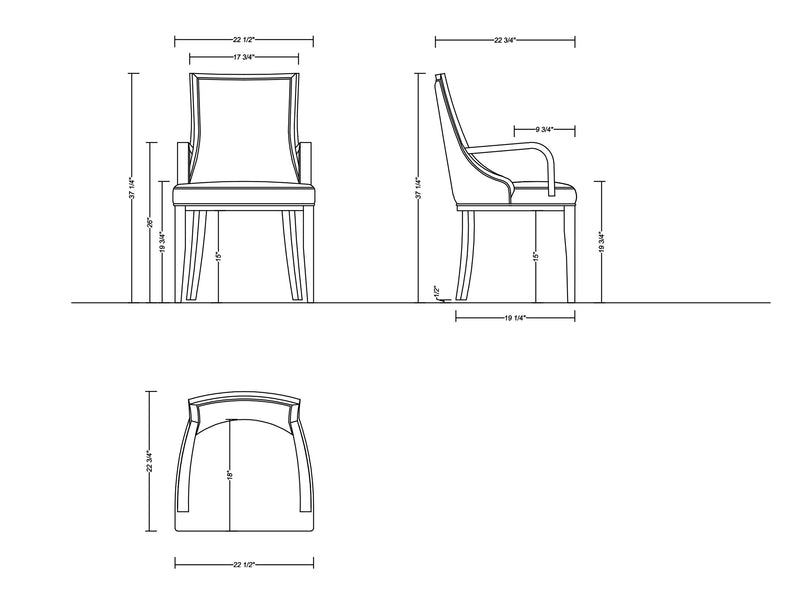 Manhattan Comfort Grand Faux Leather Dining Chair - Light Grey