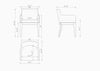 Manhattan Comfort Gansevoort Modern Faux Leather Dining Chair - Cream|Chaise de salle à manger moderne Gansevoort de Manhattan Comfort en similicuir - crème