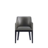 Manhattan Comfort Gansevoort Modern Faux Leather Dining Chair - Pebble Grey|Chaise de salle à manger moderne Gansevoort de Manhattan Comfort en similicuir - gris galet