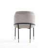 Manhattan Comfort Flor Fabric Dining Chair - Wheat|Chaise de salle à manger Flor de Manhattan Comfort en tissu - blé