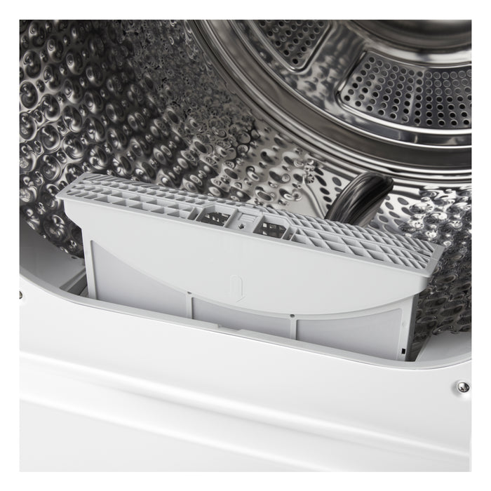 LG 7.3 Cu. Ft. Heat Pump Dryer with DirectDrive® and AI Sensor Dry® - White - DLHC8402W