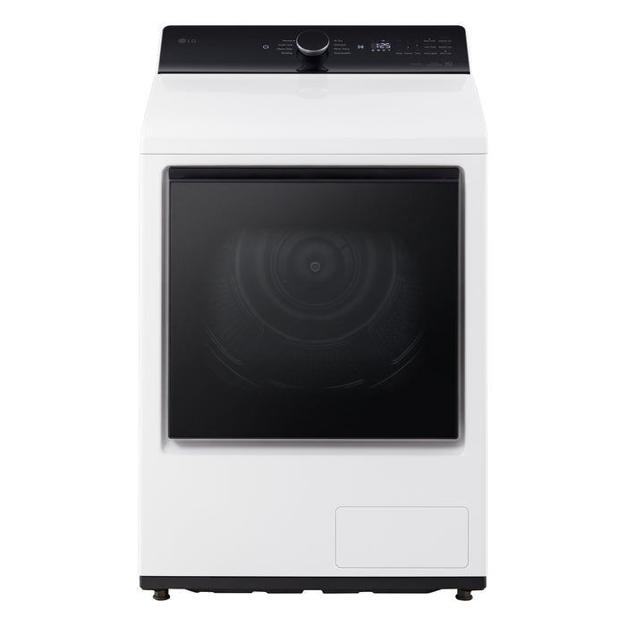 LG 7.3 Cu. Ft. Heat Pump Dryer with DirectDrive® and AI Sensor Dry® - White - DLHC8402W