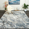 Darius Lightning Blue Area Rug - 6'7" x 9'6"|Carpette Darius bleue à motif d'éclair - 6 pi 7 po x 9 pi 6 po