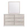 Elana 6pc Bedroom Set with Storage Bed, Dresser, Mirror & Nightstand, Beige – King Size | Ensemble de chambre à coucher Elana 6 pièces avec lit de rangement, commode, miroir et table de nuit, beige - format très grand lit