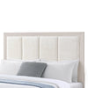 Elana Storage Bed with Upholstered Headboard, Beige – Queen Size | Lit de rangement Elana avec tête de lit rembourrée, beige - format grand lit
