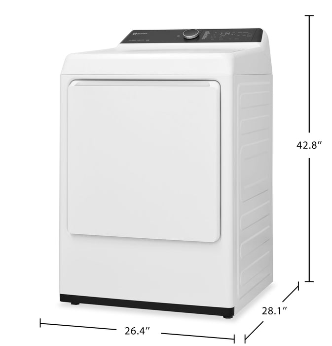 Electrolux 7.4 Cu. Ft. Electric Dryer – White - ELVE740CAW