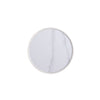 Manhattan Comfort Modern Anderson End Table 2.0 Upholstered Leatherette with Ceramic Faux Marble Tab|Table de bout moderne Anderson 2.0 de Manhattan Comfort avec revêtement en similicuir et dessus de t