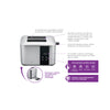 Salton Countdown 2-Slice Digital Toaster - ET2137|Grille-pain numérique Salton à 2 tranches avec compte à rebours - ET2137