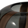 7" Bayle Small Striped Glass Vase - Brown | Petit vase Bayle de 7 po en verre à rayures - brun