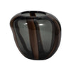 7" Bayle Small Striped Glass Vase - Brown | Petit vase Bayle de 7 po en verre à rayures - brun