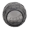 Jordan Glass 6" Woven Finish Vase - Grey | Vase Jordan de 6 po en verre avec texture tressée - gris