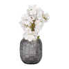 Jordan Glass 6" Woven Finish Vase - Grey | Vase Jordan de 6 po en verre avec texture tressée - gris