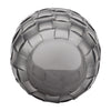 Jordan Glass 6" Woven Finish Vase - Grey | Vase Jordan de 6 po en verre avec texture tressée - gris
