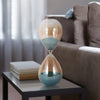 Glass 12" Channing Small Hourglass|Petit sablier Channing de 12 po en verre