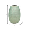Serenity Glass 9" Antique Band-Cut Vase - Blue | Vase antique Serenity de 9 po en verre à bandes - bleu
