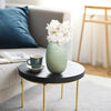 Serenity Glass 9" Antique Band-Cut Vase - Blue | Vase antique Serenity de 9 po en verre à bandes - bleu