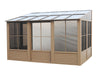 Gazebo Penguin Florence - Wall Mounted Solarium 8x16 Polycarbonate Roof|Gazebo Penguin Florence - Solarium mural 8x16 Toit de polycarbonate