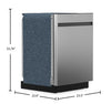 GE 24" Top Control Dishwasher - Fingerprint Resistant Stainless Steel - GBT600SSVFS | Lave-vaisselle GE de 24 po avec commandes sur le dessus - acier inoxydable résistant aux traces de doigts - GBT600SSVFS