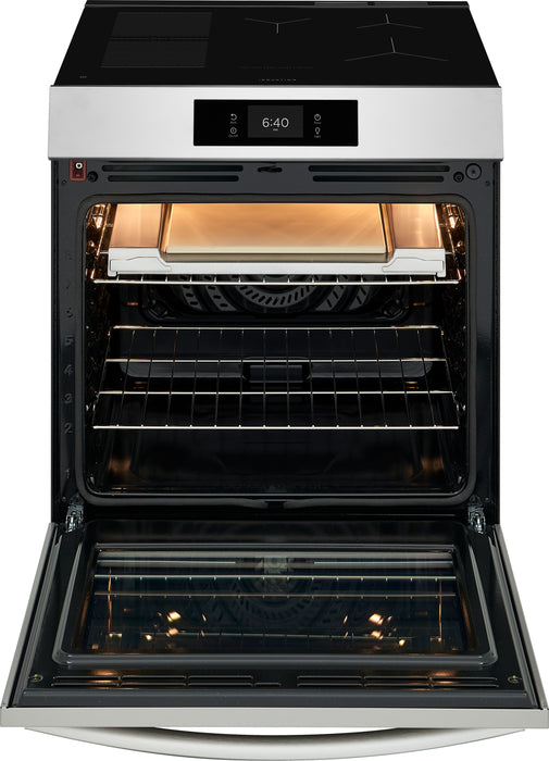 Frigidaire Gallery 6.2 Cu. Ft. Induction Range with Stone-Baked Pizza - Smudge-Proof® Stainless Steel - GCFI307CBF