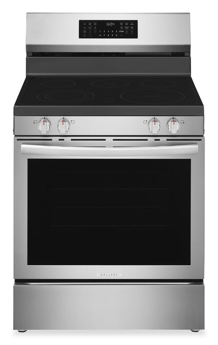 Frigidaire Gallery 5.3 Cu. Ft. Electric Range with Stone-Baked Pizza – Smudge-Proof® Stainless Steel - GCREC070BF