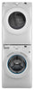 GE 5.3 Cu. Ft. Front Load Washer and 7.8 Cu. Ft. Electric Dryer – White  | Laveuse à chargement frontal de 5,3 pi³ et sécheuse électrique de 7,8 pi³ de GE - blanches