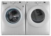 GE 5.3 Cu. Ft. Front Load Washer and 7.8 Cu. Ft. Electric Dryer – White  | Laveuse à chargement frontal de 5,3 pi³ et sécheuse électrique de 7,8 pi³ de GE - blanches