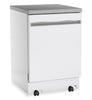 GE 24" 54 dBA Portable Top-Control Dishwasher with Piranha Hard Food Disposer - White - GPT225SGLWW | Lave-vaisselle portatif GE de 24 po et de 54 dBA avec commandes sur le dessus et broyeur d’aliments …