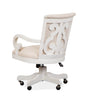 Milson 22.5" Upholstered Chair with Casters - Alabaster | Chaise rembourrée Milson de 22,5 po avec roulettes - albâtre