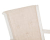 Milson 22.5" Upholstered Chair with Casters - Alabaster | Chaise rembourrée Milson de 22,5 po avec roulettes - albâtre