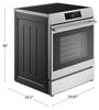 Bosch 500 Series 5.8 Cu. Ft. Induction Slide-in Range - HIF5050MC  | Cuisinière à induction encastrée Bosch de série 500 de 5,8 pi3 - HIF5050MC