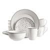 H2K Sketch 12-Piece Porcelain Dinnerware Set | H2K Ensemble de Vaisselle Sketch en Porcelaine 12 Morceaux