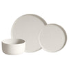 Rachel 12-Piece Stoneware Dinnerware Set, Service for 4  | Ensemble de Vaisselle Rachel 12 Morceaux en Gres, Service pour 4