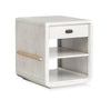 Holton 22" Accent Table with Storage - Pearl | Table d’appoint Holton de 22 po avec rangement - perle