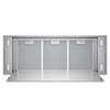 Victory 42" 900 CFM Flush Ceiling Mount Range Hood Stainless Steel - Horizon-42|Hotte de cuisinière encastrée au plafond Victory de 42 po et de 900 pi3/min en acier inoxydable - Horizon-42