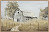 Barn I Framed Acrylic Painting - 31.5" x 47"|Peinture acrylique encadrée « Barn I » - 31,5 po x 47 po