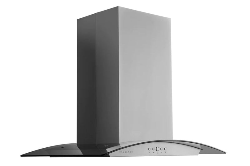 Hauslane 30\" Glass Canopy Island Range Hood - IS-200SS-30