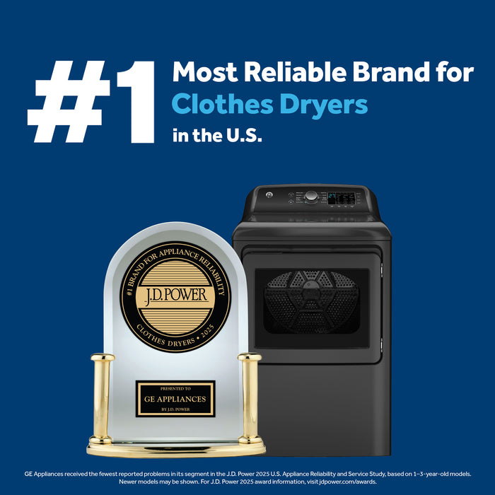 Profile 7.4 Cu. Ft. SmartHQ Electric Dryer with Washer Link and Sanitize - PTD70EBMTWS