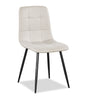 Arlo 5pc Dining Set with Table & 4 Grey Chairs, Sintered Stone & Metal, 55"W - Grey/Black | Ensemble de salle à manger Arlo 5 pièces en pierre frittée et métal avec table de 55 po (L) et 4 chaises grises - gris et noir