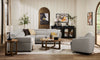 Cindy Crawford Home Aspen 3-Piece Power Reclining Sectional with Adjustable Headrests and USB Port - Silver | Sofa sectionnel à inclinaison électrique Aspen de Cindy Crawford Home 3 pièces avec appuie-têtes électriques et port USB - argenté