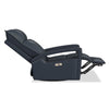 Carlos 31" Top-Grain Genuine Leather Power Reclining Chair with Glider and Swivel –  Blue | Fauteuil à inclinaison électrique Carlos de 31 po en cuir véritable de qualité supérieure avec coulissement et pivotement - bleu
