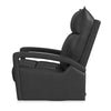 Carlos 31" Top-Grain Genuine Leather Power Reclining Chair with Glider and Swivel –  Grey | Fauteuil à inclinaison électrique Carlos de 31 po en cuir véritable de qualité supérieure avec coulissement et pivotement - gris