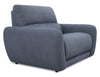 Cindy Crawford Home Kailyn 54" Fabric Power Reclining Chair with Power Headrest - Indigo | Fauteuil à inclinaison électrique Kaia de Cindy Crawford Home de 54 po en tissu avec appuie-tête électrique - indigo